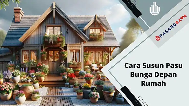10 Cara Susun Pasu Bunga Depan Rumah 1 Cara Susun Pasu Bunga Depan Rumah