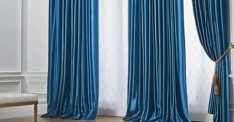 5 Warna Langsir Untuk Dinding Putih Teratas Pada 2024 7 Langsir Warna Biru untuk Ketenangan 1