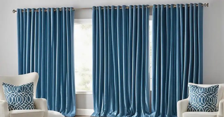 5 Warna Langsir Untuk Dinding Putih Teratas Pada 2024 6 Langsir Warna Biru untuk Ketenangan 2