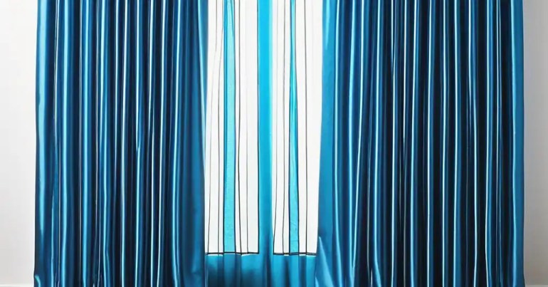 5 Warna Langsir Untuk Dinding Putih Teratas Pada 2024 4 Langsir Warna Biru untuk Ketenangan 4