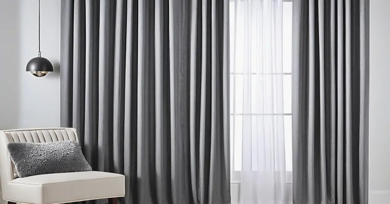 5 Warna Langsir Untuk Dinding Putih Teratas Pada 2024 16 Langsir Warna Kelabu untuk Gaya Moden 2