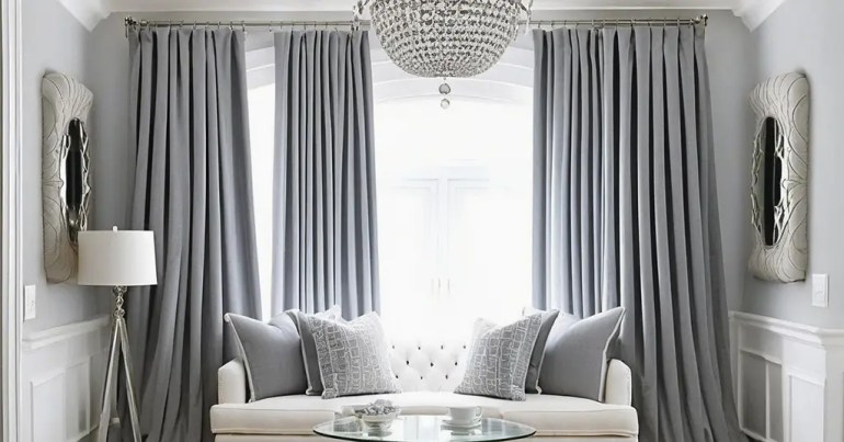 5 Warna Langsir Untuk Dinding Putih Teratas Pada 2024 14 Langsir Warna Kelabu untuk Gaya Moden 4