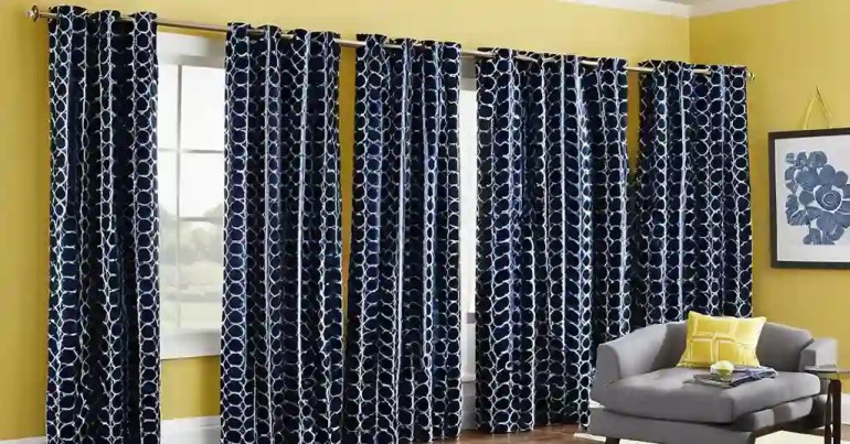 5 Warna Langsir Untuk Dinding Kuning Teratas Pada 2024 26 Warna Biru Laut 1