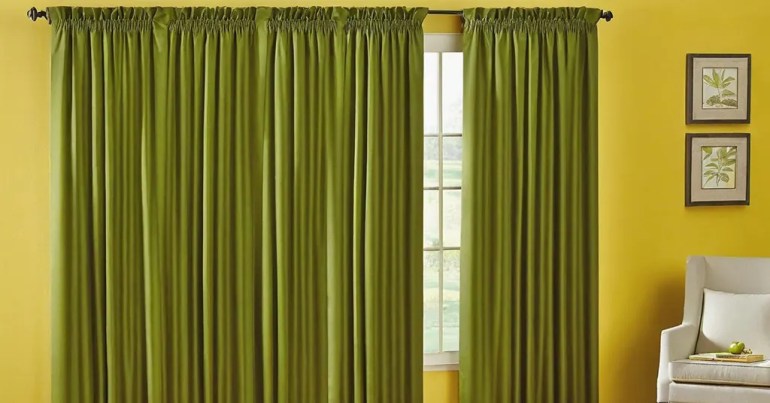 5 Warna Langsir Untuk Dinding Kuning Teratas Pada 2024 21 Warna Hijau Zaitun 1