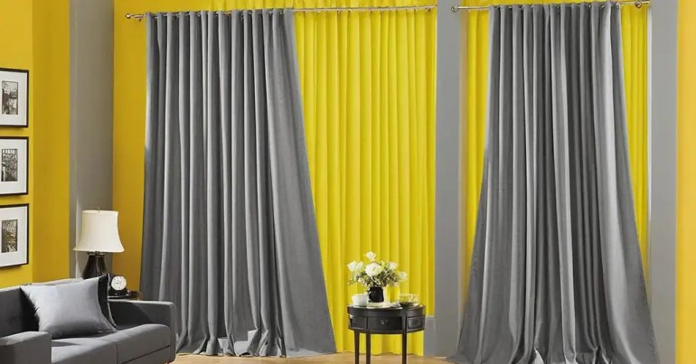 5 Warna Langsir Untuk Dinding Kuning Teratas Pada 2024 16 Warna Kelabu 1