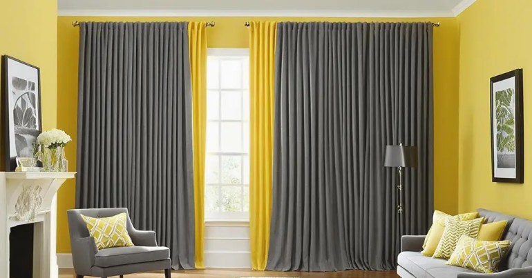 5 Warna Langsir Untuk Dinding Kuning Teratas Pada 2024 14 Warna Kelabu 3