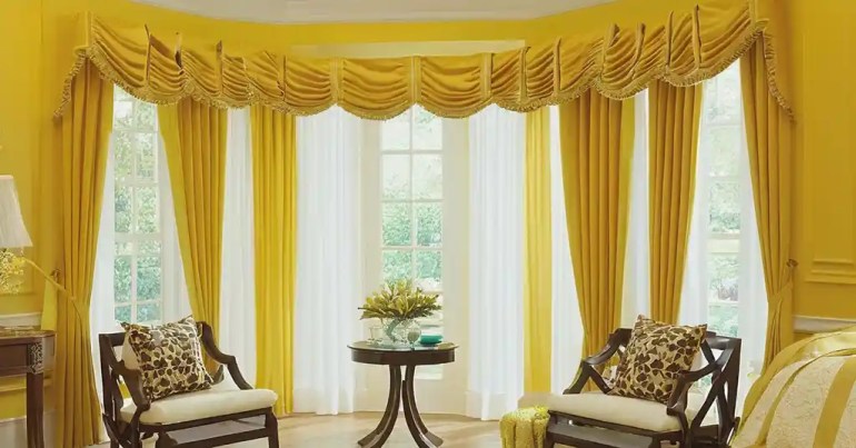 5 Warna Langsir Untuk Dinding Kuning Teratas Pada 2024 2 Warna Krim 5