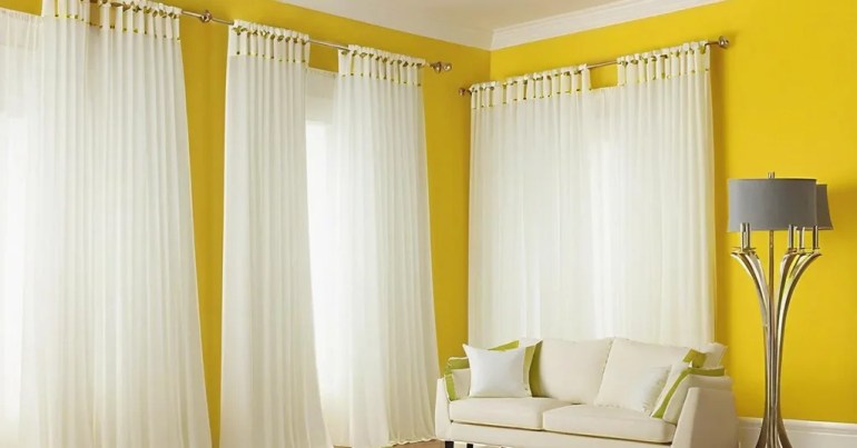 5 Warna Langsir Untuk Dinding Kuning Teratas Pada 2024 10 Warna Putih 2