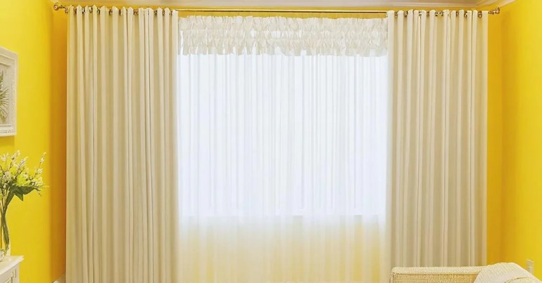 5 Warna Langsir Untuk Dinding Kuning Teratas Pada 2024 9 Warna Putih 3