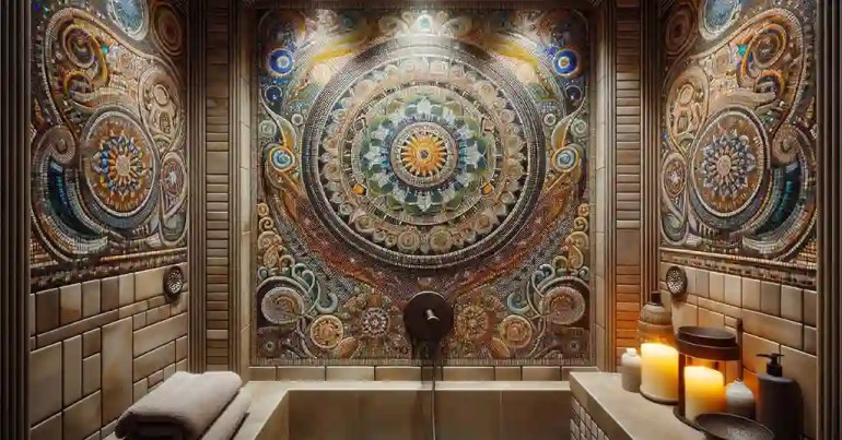 Aksen Dinding Pancuran 1