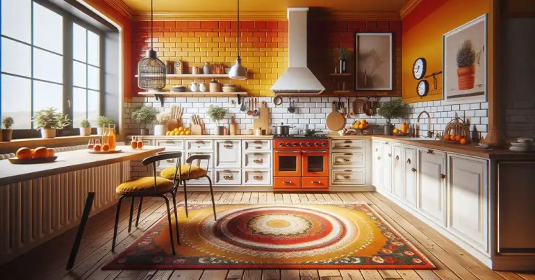 30 Warna Cat Rumah yang Cantik Terkini 2024 10 Dapur 1