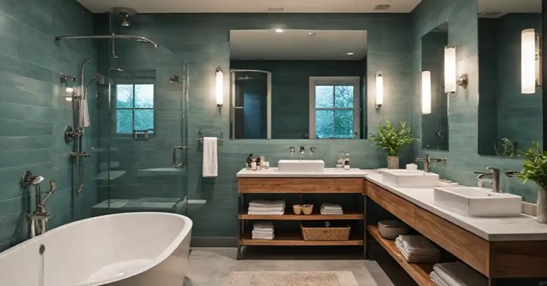 25 Design Bilik Mandi dan Tandas 2024 37 Electic 4