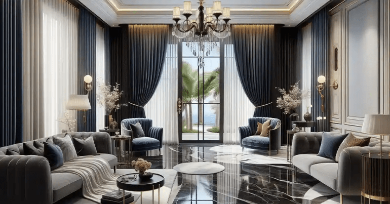 30 Idea Langsir Sliding Door 4 Panel Populer 2024 13 Gaya Mewah dan Elegan 2