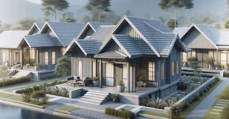 15 Design Rumah Kampung Moden Simple di Malaysia 2024 8 Gaya Minimalis 1