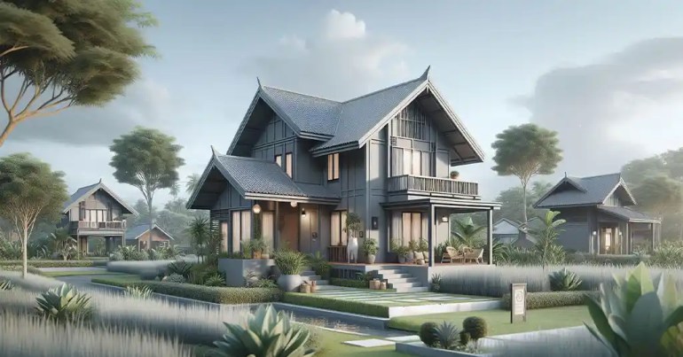 15 Design Rumah Kampung Moden Simple di Malaysia 2024 9 Gaya Minimalis 2