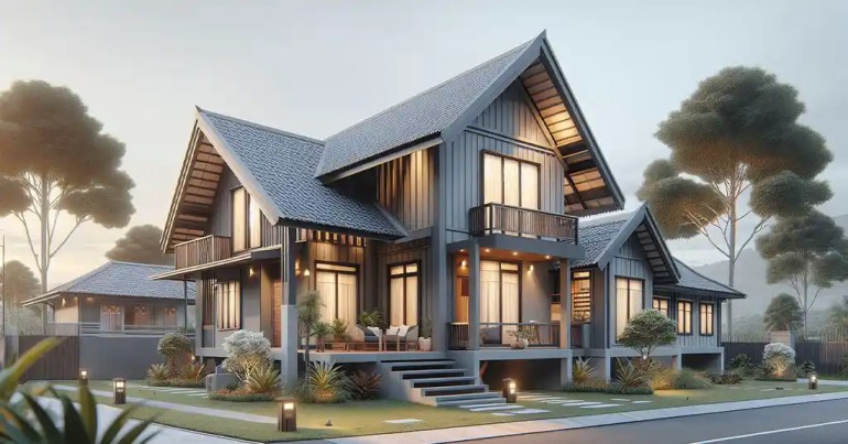 15 Design Rumah Kampung Moden Simple di Malaysia 2024 10 Gaya Minimalis 3