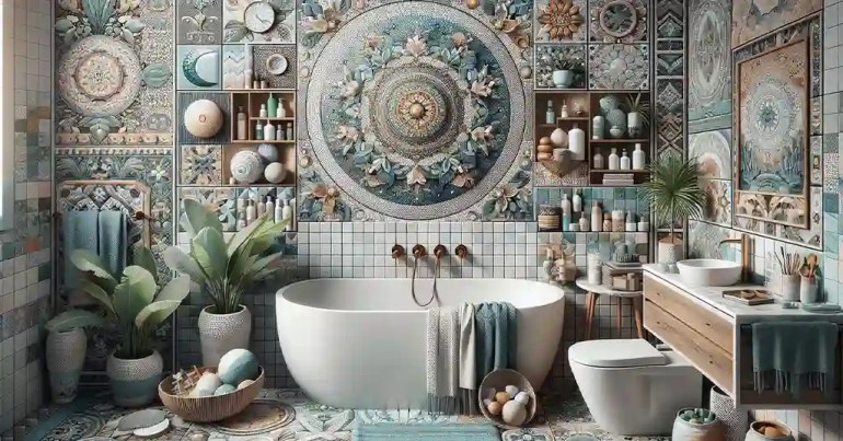 Inspirasi Reka Bentuk Jubin Mozek Bilik Air Terkini