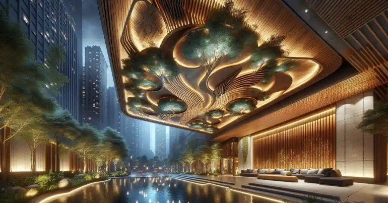 10 Trend Siling Luar Rumah di Malaysia 2024 8 Integrasi Bahan Campuran