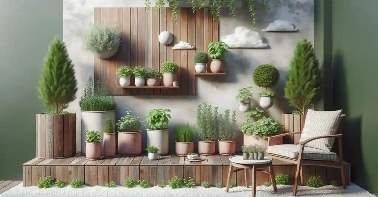 25 Landskap Taman Mini Simple di Rumah 2024 9 Kebun Herba Mini 2