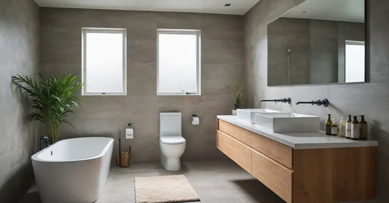 25 Design Bilik Mandi dan Tandas 2024 40 Minimalis 2