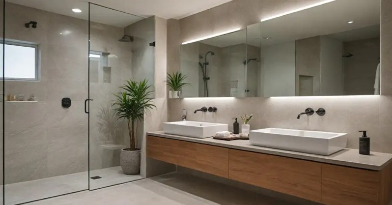 25 Design Bilik Mandi dan Tandas 2024 41 Minimalis 3