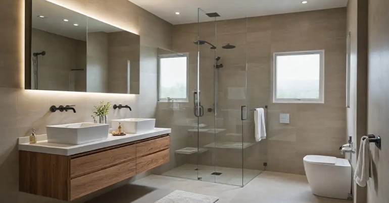 25 Design Bilik Mandi dan Tandas 2024 42 Minimalis 4