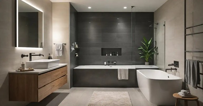 25 Design Bilik Mandi dan Tandas 2024 43 Minimalis 5