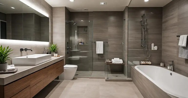 25 Design Bilik Mandi dan Tandas 2024 44 Modern 1