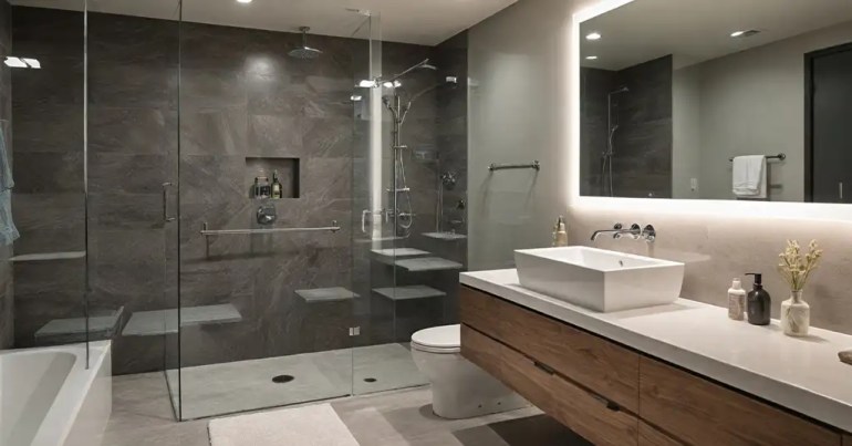 25 Design Bilik Mandi dan Tandas 2024 46 Modern 3