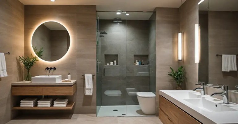 25 Design Bilik Mandi dan Tandas 2024 51 Natural 3