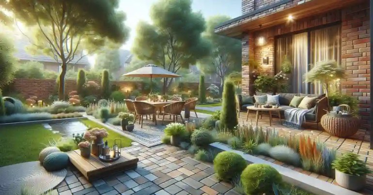 10 Idea Landskap Batu Bata Berwarna 2024 17 Patio 3