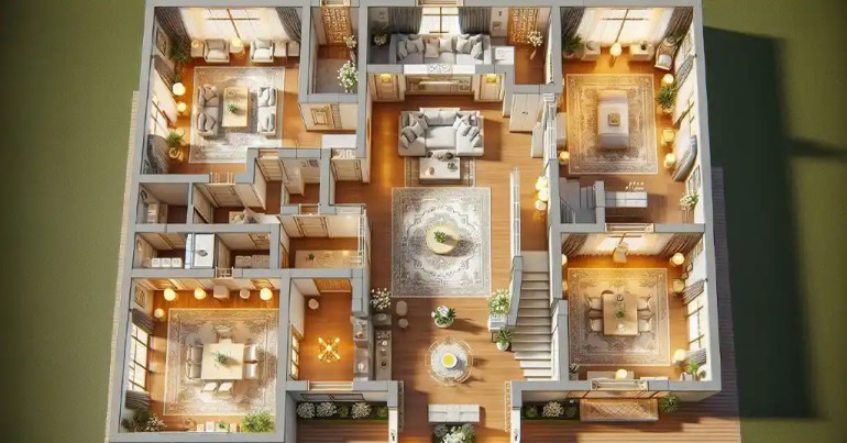 25 Pelan Rumah 4 Bilik Memanjang Simple 2024 8 Pelan Klasik Elegan