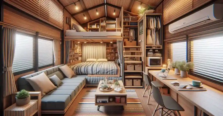 15 Design Rumah Kampung Moden Simple di Malaysia 2024 23 Penggunaan Perabot Multifungsi 4