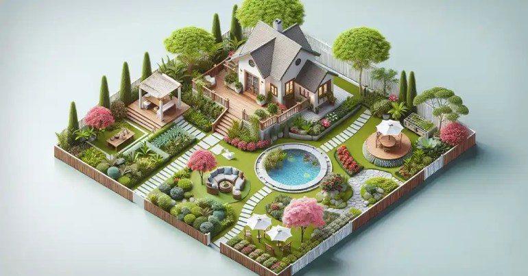 25 Landskap Taman Mini Simple di Rumah 2024 2 Perancangan Landskap Taman Mini Simple