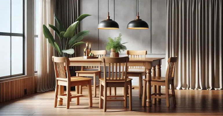 30 Idea Set Meja Makan 6 Kerusi Minimalis 2024 12 Reka Bentuk Klasik dan Tradisional 5