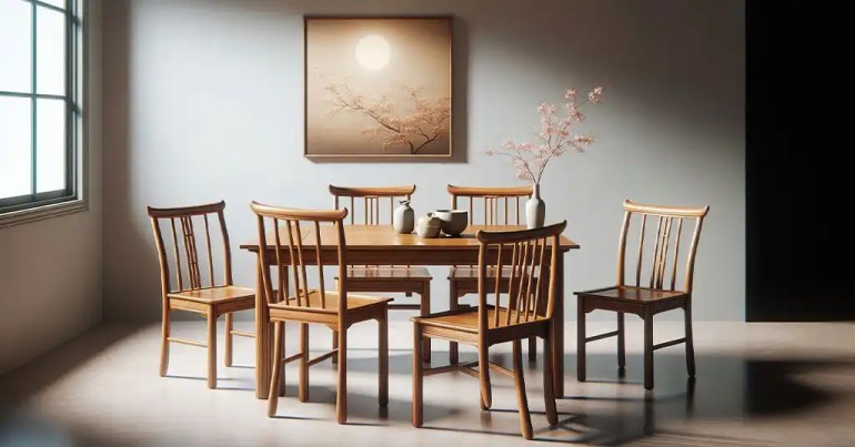 30 Idea Set Meja Makan 6 Kerusi Minimalis 2024 13 Reka Bentuk Klasik dan Tradisional