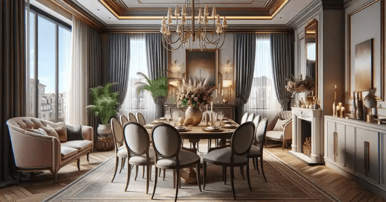 30 Warna Cat Rumah yang Cantik Terkini 2024 18 Ruang Makan 3