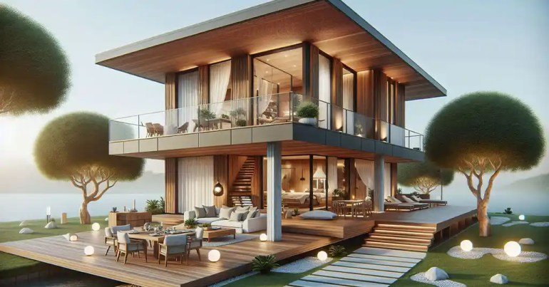 15 Design Rumah Kampung Moden Simple di Malaysia 2024 34 Rumah Stilt Moden