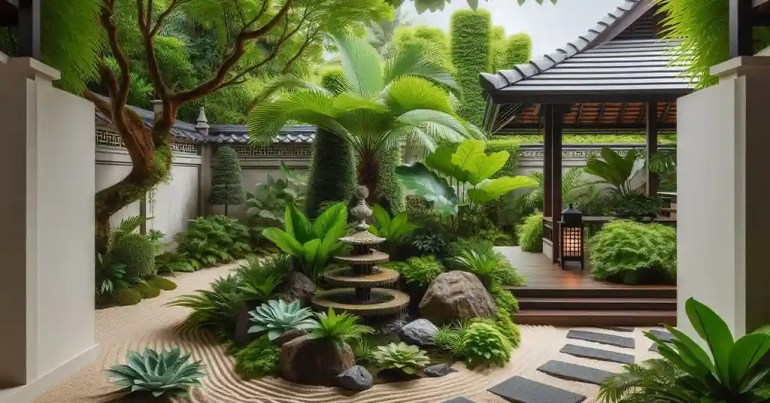 25 Landskap Taman Mini Simple di Rumah 2024 28 Taman Tema 1