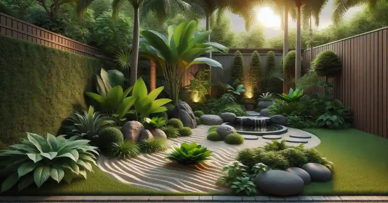 25 Landskap Taman Mini Simple di Rumah 2024 29 Taman Tema 2