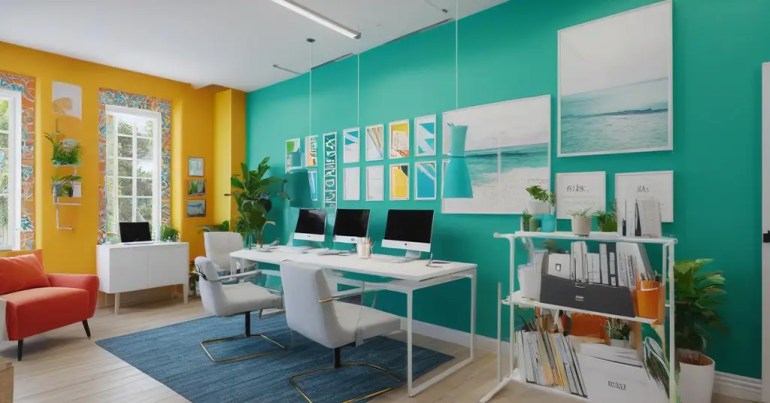 Warna Ceria untuk Dinding