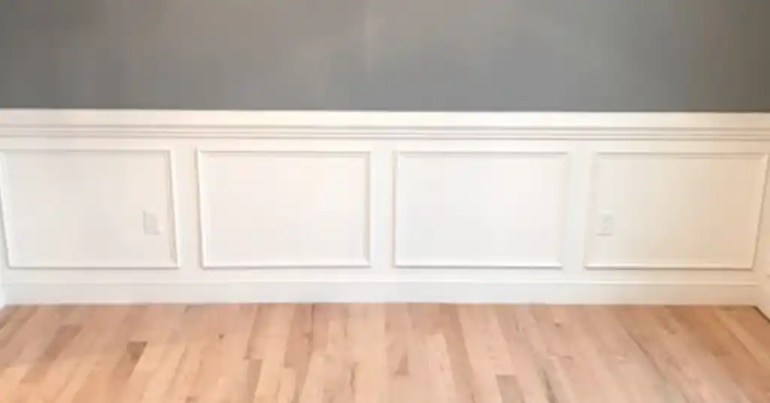 Wainscoting Shadow Box